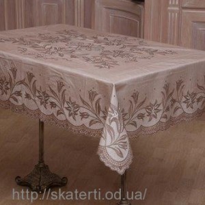 Скатерть виниловая коричневая 120х150см(103/5)