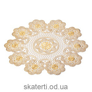 Серветка на стіл із ПВХ діаметр 38 см(521-142WG)