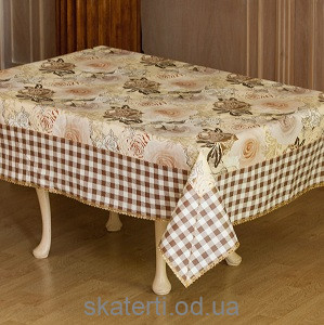 Скатерть на основе КОМБИНИРОВАННАЯ 120х150см(321/1)