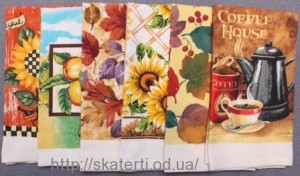 Полотенца для кухни 6 штук (4013)