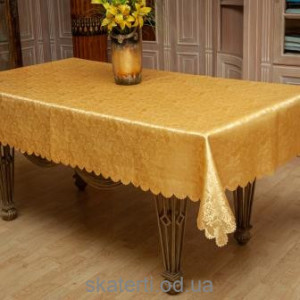 Скатерть Жаккардовая однотонная 120х150см(2731/3)