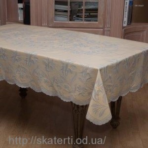 Скатерть бежевая 150х230 см(107/5)